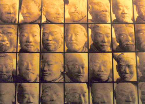 Terracotta Soldiers; each face is unique.